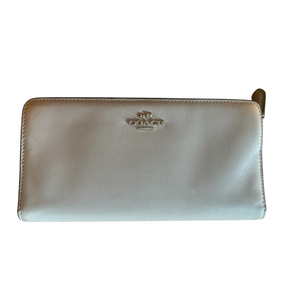 Coach Tan Bi-Fold Leather Wallet